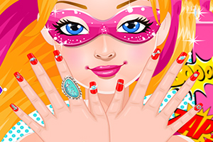 芭比超人美甲秀