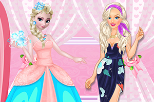 艾莎和芭比的时尚秀