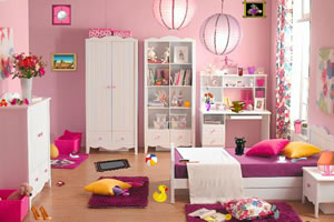 粉色系房间找东西