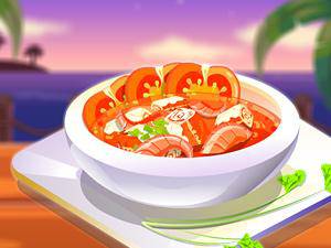 番茄海鲜汤