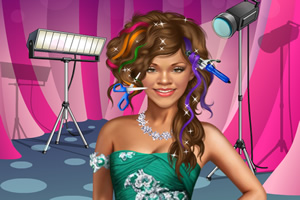 蕾哈娜梦幻发型设计