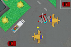 飞机场机库停机