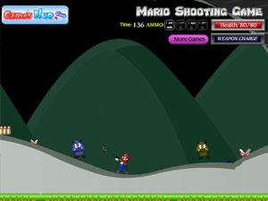 马里奥枪击敌人