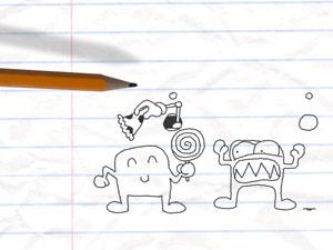 铅笔涂鸦创意动画3