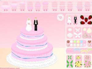 设计新婚爱情蛋糕