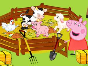 粉红小猪农场喂食