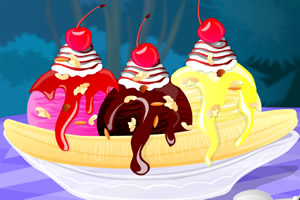香蕉冰淇淋船
