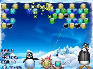 极地企鹅泡泡龙