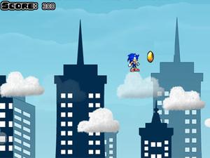 索尼克云层吃金币