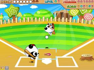 眼袋熊玩棒球