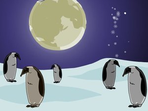 企鹅冰山救儿