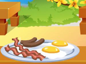 在大自然做早餐