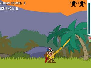 大嘴怪练习飞行