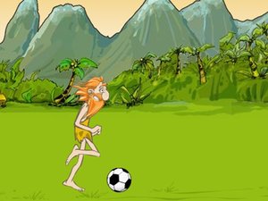 野人踢足球