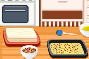 美味的果仁蜜饼