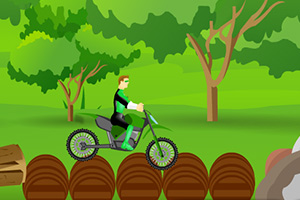 绿灯侠骑自行车