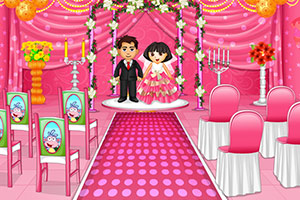 朵拉粉色婚礼装饰