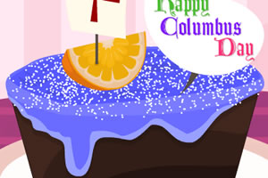 哥伦布纪念日蛋糕