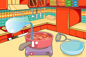 米娅烹饪辣椒热狗