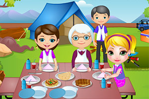 麦蒂宝贝去露营