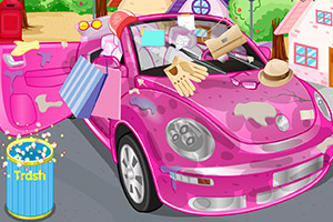 清理我的粉色跑车