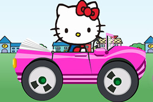 凯蒂猫开车