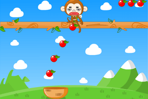 猴子扔苹果