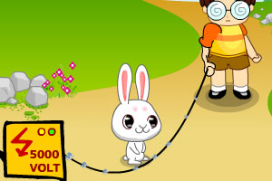 小白兔跳绳