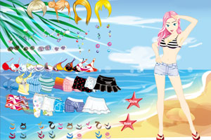 YouYou马尔代夫沙滩装