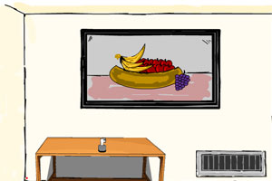 逃出香蕉油画房间