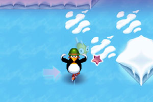 企鹅溜冰赛