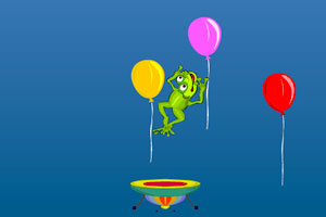 青蛙扎气球