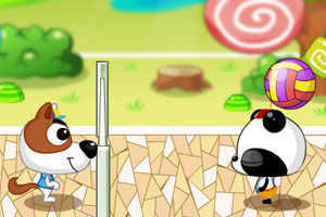 熊猫打排球