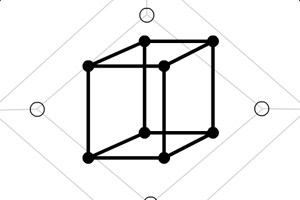 画线立方体