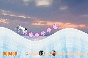 企鹅冰山滑行赛