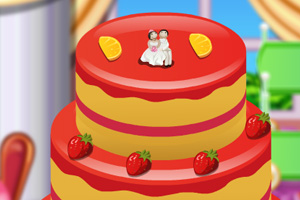 甜蜜新婚蛋糕