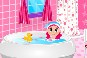 粉色女生浴室