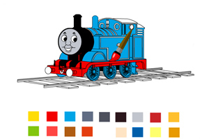 托马斯小火车涂鸦
