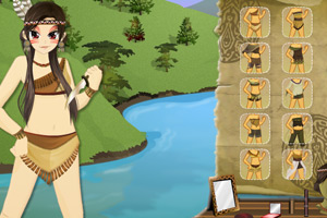 印第安部落女孩