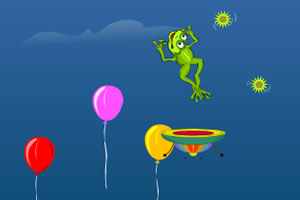 青蛙破气球