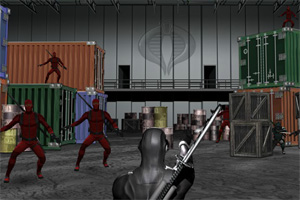 黑白忍者飞镖枪战