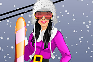 芭比冬季滑雪