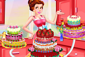 公主制作美味蛋糕